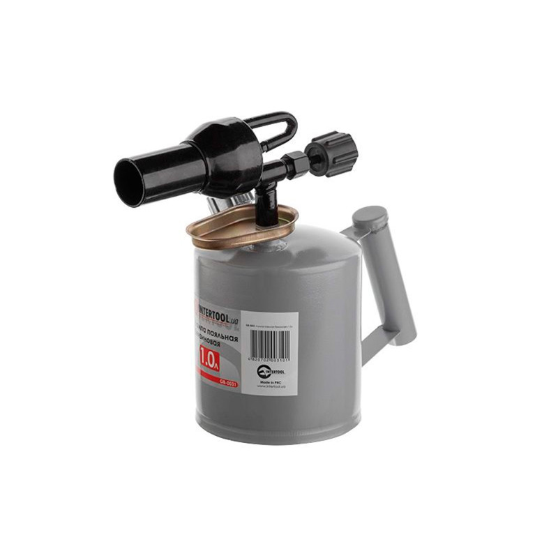 Паяльная лампа бензиновая Intertool 1 л (GB-0031)