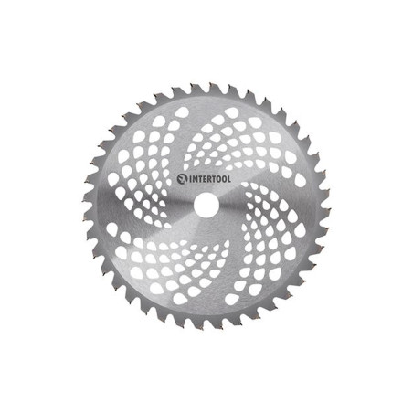 Диск для триммера Intertool 254 х 40T х 25.4 мм с напайками (DT-2239)