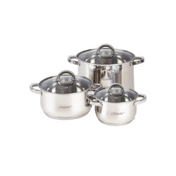 Набор посуды нержавеющий Maestro 1.5 х 3 х 5 л (3 шт.) MR-2120-6L (MR-2120-6L)