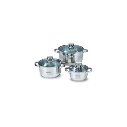 Набор посуды нержавеющий Maestro 1.5 х 3 х 5 л (3 шт.) MR-2220-6L (MR-2220-6L)