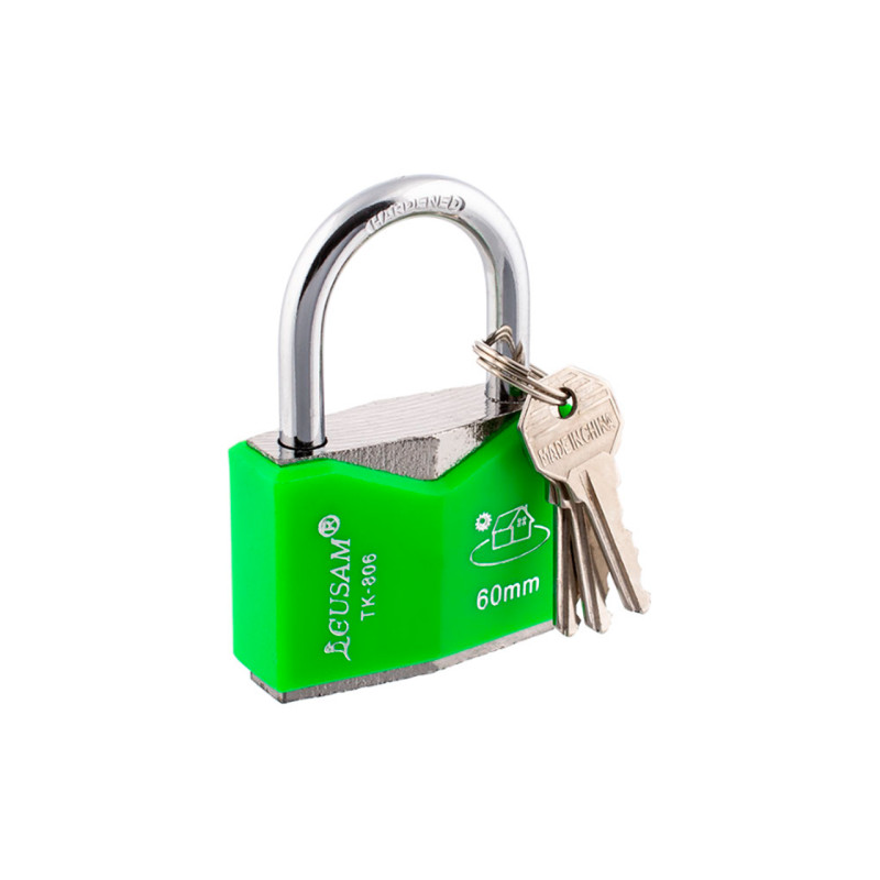 Замок навесной FZB 70 мм цветной (16-46-005)