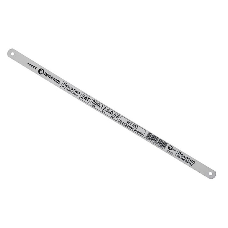 Полотно ножовочное по металлу Intertool 300 мм x 24T x 12.5мм W3 (HT-3020) (10 шт.)