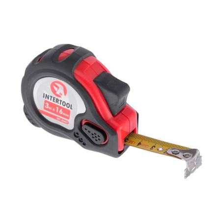 Рулетка Intertool 3 м x 16 мм магнит (MT-0603)