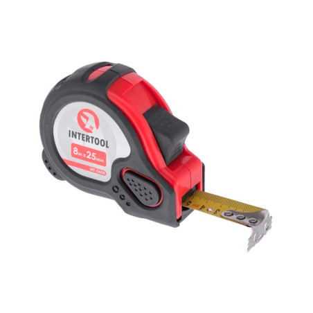 Рулетка Intertool 8 м x 25 мм магнит (MT-0608)