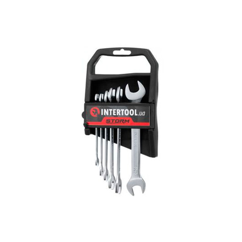 Набор рожковых ключей Intertool 6 шт. (6-17 мм) Pro (XT-1101)