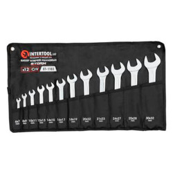Набор рожковых ключей Intertool 12 шт. (6-32 мм) Pro (XT-1103)