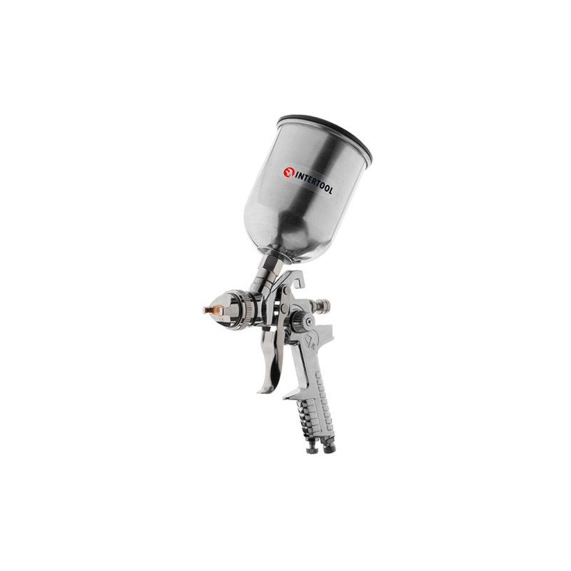 Пневмопистолет лакокрасочный HVLP Intertool верхний бак 600 мл x 1.4 мм PT-0109 (PT-0109)