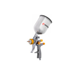 Пневмопистолет лакокрасочный LVLP Intertool верхний бак 600 мл x 1.8 мм PT-0135 (PT-0135)