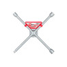 Ключ баллонный крестообразный Intertool 17 x 19 x 21 x 1/2" Pro (HT-1603)