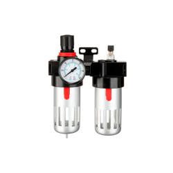 Фильтр воздушный с лубрикатором и редуктором Intertool 1/2" (PT-1430)