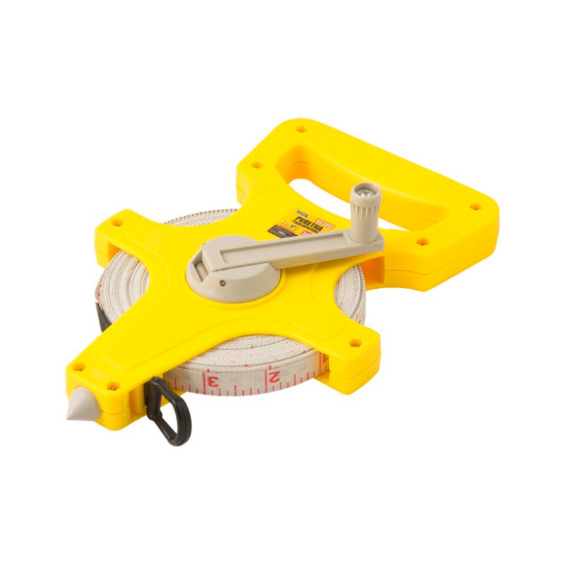Рулетка Mastertool 30 м x 13 мм геодезическая стекловолокно (66-3013)