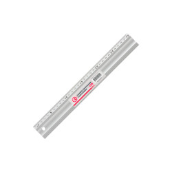 Линейка Intertool 300 мм алюминивая (MT-2000)