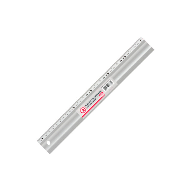 Линейка Intertool 300 мм алюминивая (MT-2000)