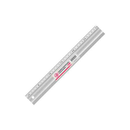 Линейка Intertool 300 мм алюминивая (MT-2000)
