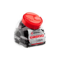 Маркер перманентный Intertool 93 мм черный (KT-5010)
