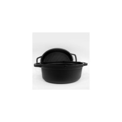 Кастрюля антипригарная Maestro 260 x 210мм x 3.3л с крышкой-сковородкой (MR-4126)
