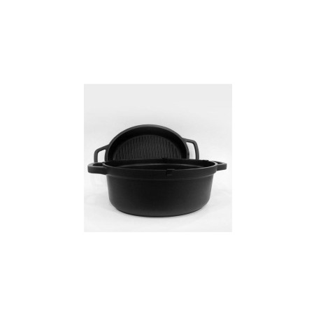 Кастрюля антипригарная Maestro 260 x 210мм x 3.3л с крышкой-сковородкой (MR-4126)