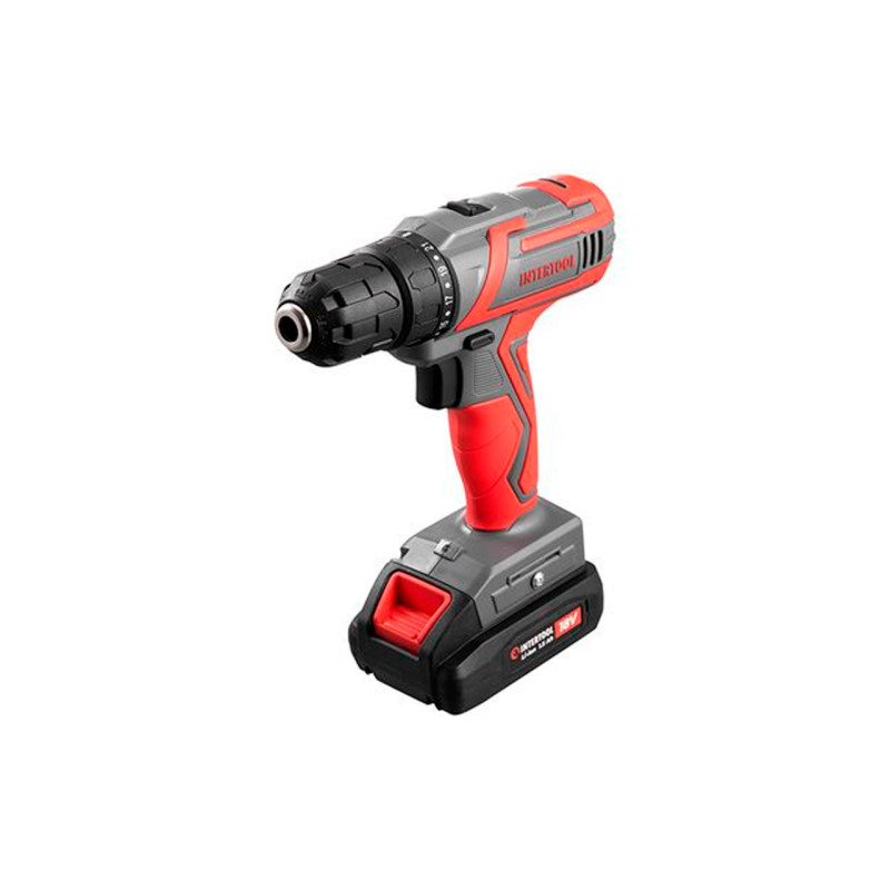 Шуруповерт аккумуляторный Intertool 18 В DT-0315 (DT-0315)