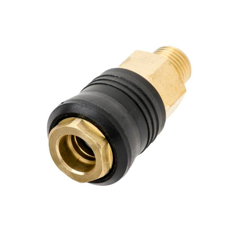 Быстроразъемное соединение Intertool с наружной резьбой 1/4" латунь (PT-1815)