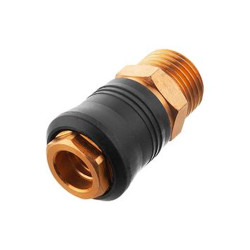 Быстроразъемное соединение Intertool с наружной резьбой 1/2" латунь (PT-1817)