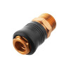 Быстроразъемное соединение Intertool с наружной резьбой 1/2" латунь (PT-1817)