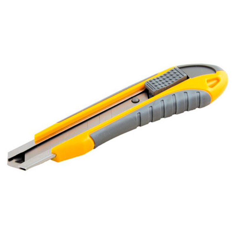 Нож Mastertool 18 мм прорезиненный + 2 лезвия (17-0111)