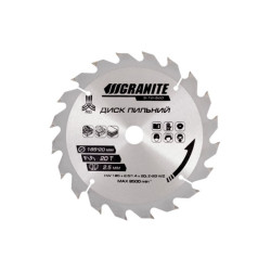 Диск пильный Granite 185 x 20T x 20 мм (20-16) (5-18-520)