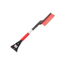Щетка со скребком Intertool 680-860 мм телескоп (AT-0118)