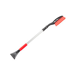Щетка со скребком Intertool 990-1390 мм телескоп (AT-0119)