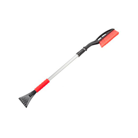 Щетка со скребком Intertool 990-1390 мм телескоп (AT-0119)