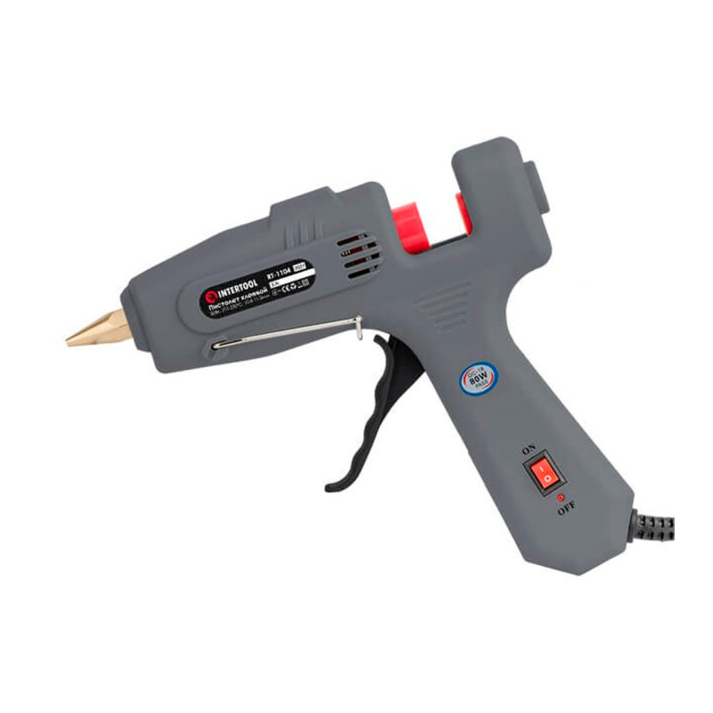 Пистолет клеевой Intertool 11.2 мм x 80 Вт (RT-1104)