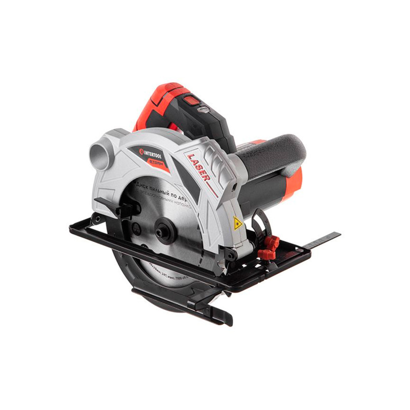Пила циркулярная Intertool 1500 Втт x 190 мм SemiPROF (WT-0618)