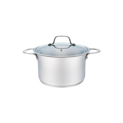 Кастрюля нержавеющая Maestro 180 мм x 1.75 л с крышкой (MR-3505-18)