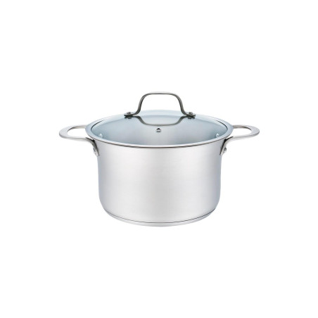 Кастрюля нержавеющая Maestro 180 мм x 1.75 л с крышкой (MR-3505-18)