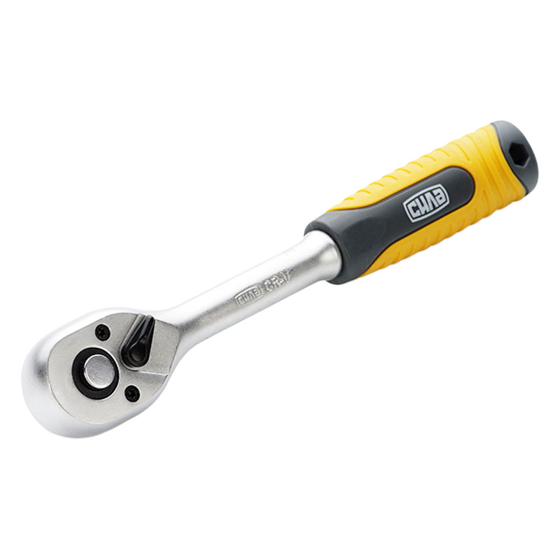 Ключ трещоточный (рукоятка с храповым механизмом) Сила 3/8" x 72T (257002)