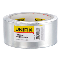 Скотч алюминиевый Unifix 50 мм x 25 м (AL-5025)