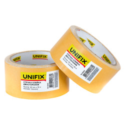 Скотч двухсторонний Unifix 50 мм x 25 м ткань (TK-5025)