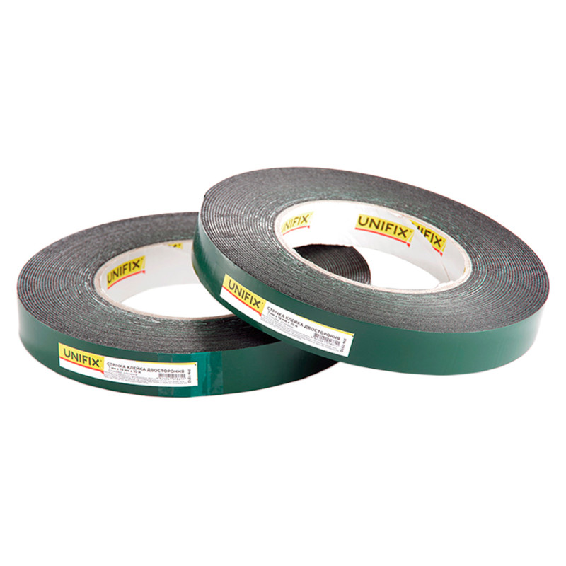 Скотч двухсторонний Unifix 19 мм x 10 м вспененный (PN-1910)