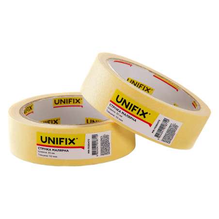 Лента малярная Unifix 30 мм x 40 м желтая (MR-7030472) (6 шт.)