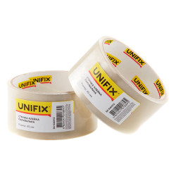 Скотч Unifix 45 мм x 25 м x 40 мкм прозрачный (SK-540512) (6 шт.)