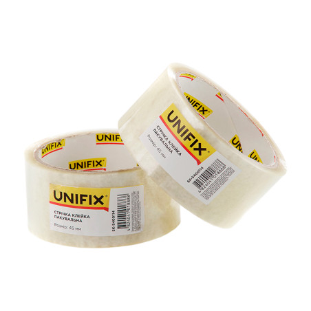 Скотч Unifix 45 мм x 50 м x 40 мкм прозрачный (SK-5400114) (6 шт.)