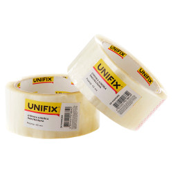 Скотч Unifix 45 мм x 80 м x 40 мкм прозрачный (SK-5400266) (3 шт.)