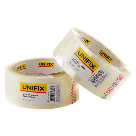 Скотч Unifix 45 мм x 120 м x 40 мкм прозрачный (SK-54003001) (3 шт.)