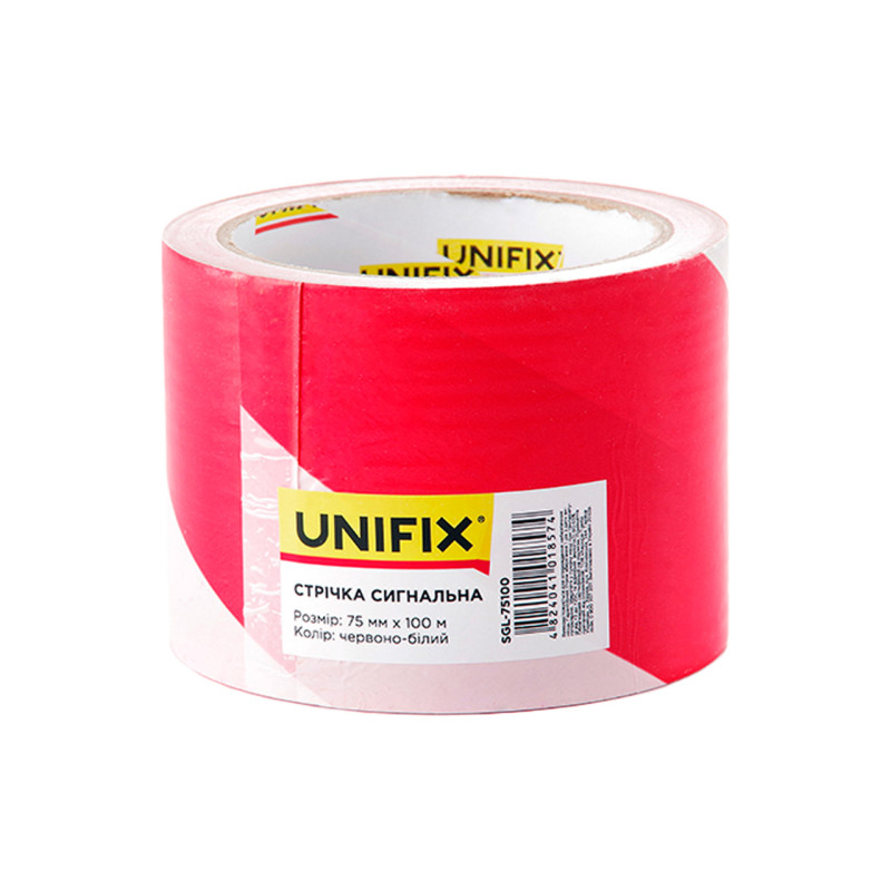 Лента сигнальная Unifix 75 мм x 100 м (SGL-75100)