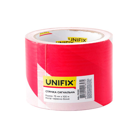 Лента сигнальная Unifix 75 мм x 100 м (SGL-75100)