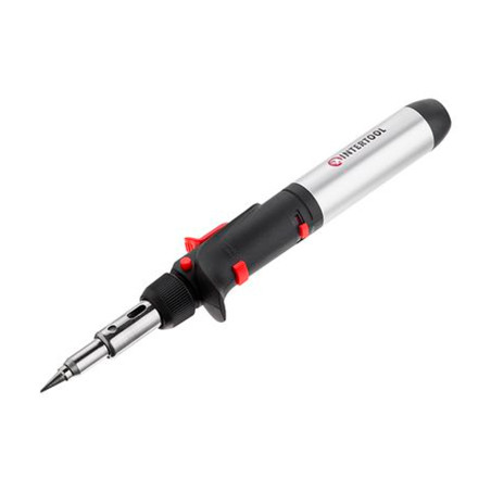 Паяльник газовый Intertool 1300°C c пьезоподжигом (GB-0006)