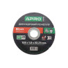 Диск отрезной по металлу Apro 125 х 1.6 х 22.2 мм (829005) (10 шт.)