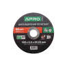 Диск отрезной по металлу Apro 125 х 2.0 х 22.2 мм (829006) (10 шт.)