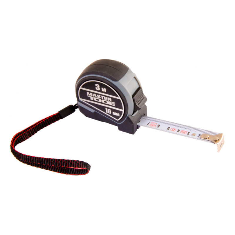 Рулетка Mastertool 3 м x 16 мм 2 фиксатора (60-3016)