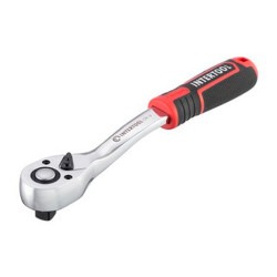 Ключ трещоточный (рукоятка с храповым механизмом) Intertool 1/2" x 72T Storm (ET-8003)